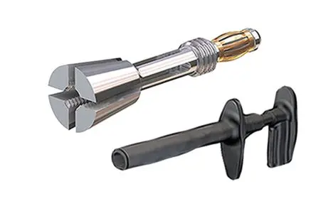 Produktfoto 1 von Staubli 4 mm Greifklemme Schwarz 20A M4, 1kV