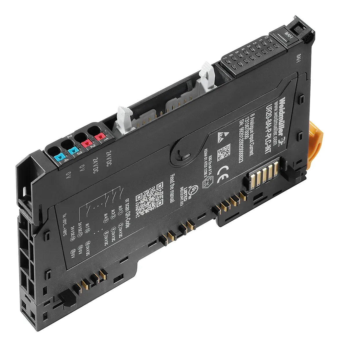 Produktfoto 1 von Weidmuller Bulletin 2080 Remote I/O-Modul 8 x Analoge Spannung Eingang 24 V dc