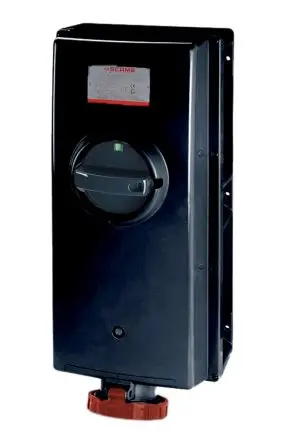 Produktfoto 1 von Scame ADVANCE-GRP(GD) Netzstecker Rot, 415V 3P+N+PE / 125A, Oberfläche IP66