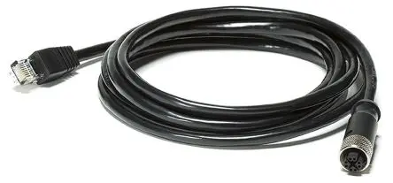 Produktfoto 1 von FLIR AX8 Ethernet-Kabel, 2 m, Schwarz, A Gerade Stecker Abgeschirmt Buchse, B Gerade