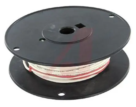 Produktfoto 1 von Alpha Wire Hookup Wire Silicone Schaltdraht 0.52 mm², 20 AWG 30.5 m Weiß Ø 0.117 Zoll 10 Litzen Silikongummi