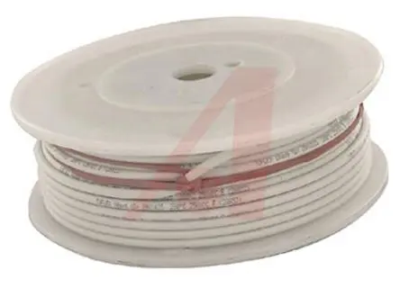 Produktfoto 1 von Alpha Wire Hookup Wire Silicone Schaltdraht 0.75 mm², 18 AWG 30.5 m Weiß Ø 4.06 mm 19 Litzen Silikongummi