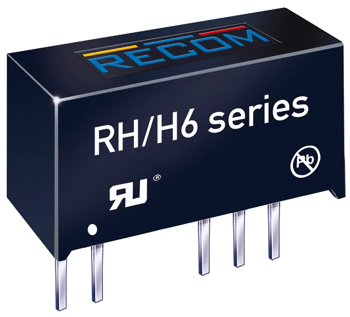 Recom RH DC/DC-Wandler 1W ±24 V dc IN, ±12V dc OUT / ±42mA Durchsteckmontage 4kV dc isoliert