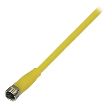 Produktfoto 1 von BALLUFF BCC M314-0000-10-003-VX44T2-050, 4-polig Sensor-Betätigungselementkabel, Gerade Buchse 4 / Nicht abgeschlossen,