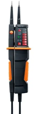Produktfoto 1 von Testo 750-1 LED Spannungsprüfer, 690V ac/dc max. Durchgangsprüfung Batterie Aurix, ISO-kalibriert