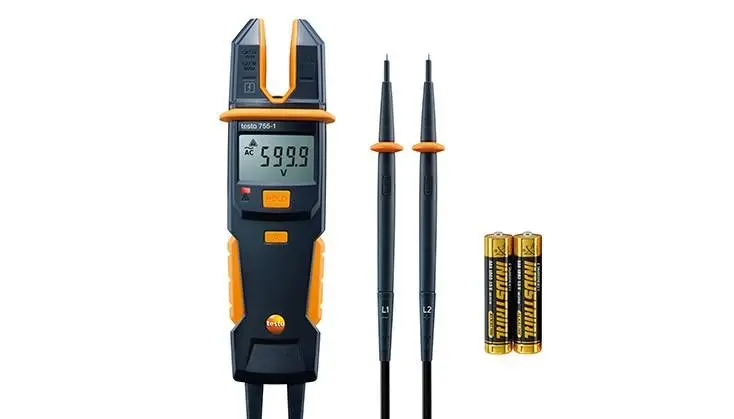 Produktfoto 1 von Testo 755-1 LCD Spannungsprüfer mit Durchgangsprüfung, CAT III 1000V