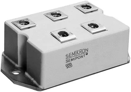 Produktfoto 1 von Semikron Danfoss Brückengleichrichter-Modul 1600 V 1.2 kA Panel 1.9 V G-37 Einfach 7-Pin 5 mA