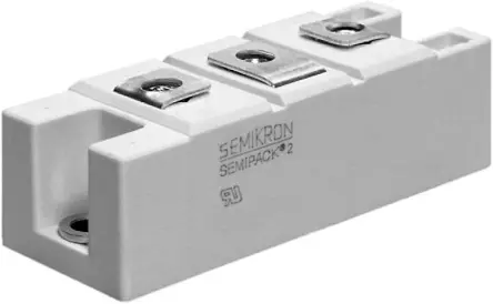 Produktfoto 1 von Semikron Danfoss SKKE 162 Panel Diode Gleichrichterdiode Einfach, 1600 V / 150 A, 3-Pin SEMIPACK2