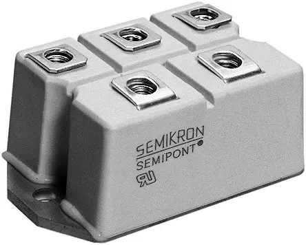 Produktfoto 1 von Semikron Danfoss Brückengleichrichter-Modul 1600 V 750 A Fahrgestell 1.6 V G-35 Einfach 7-Pin 6 mA