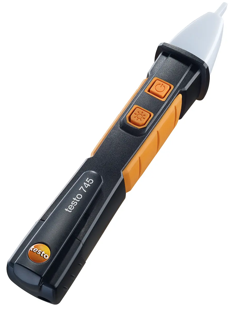Produktfoto 1 von Testo 745, Spannung Kontaktloser Spannungsprüfer, 12 V ac bis 1000 V ac CAT III, CAT IV