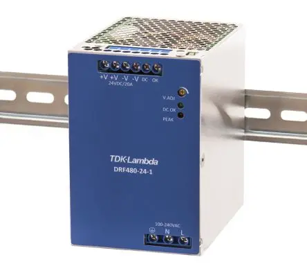 Produktfoto 1 von TDK-Lambda DRF DIN-Schienen Netzteil Einzelausgang 264V ac AC / 20 A 28V dc DC 480 W