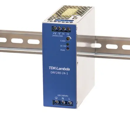 Produktfoto 1 von TDK-Lambda DRF DIN-Schienen Netzteil Einzelausgang 264V ac AC / 10 A 28V dc DC 240 W