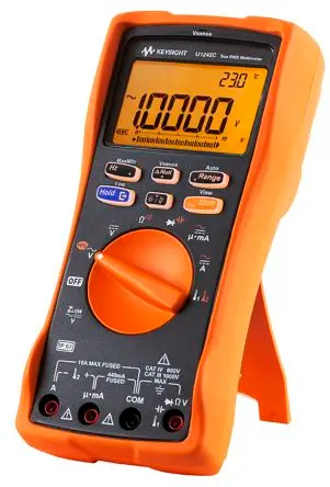 Produktfoto 1 von Keysight Technologies U1242C Tragbar Digital Multimeter Echteffektivwert, CAT III, CAT IV 1 kV ac / 10 A ac 10 A dc, 100