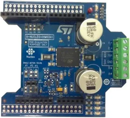 Produktfoto 1 von STMicroelectronics powerSTEP01 Evaluierungsplatine, X-Nucleo-IHM Schrittmotortreiber, für STM32 Nucleo-Platinen