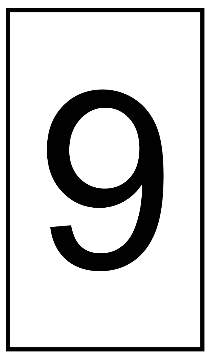 Produktfoto 1 von HellermannTyton Ovalgrip Kabelmarkierung Aufschiebbar, Beschriftung: 9, Schwarz Weiß, Ø 1.8 mm - 6.3 mm, 4.5 mm