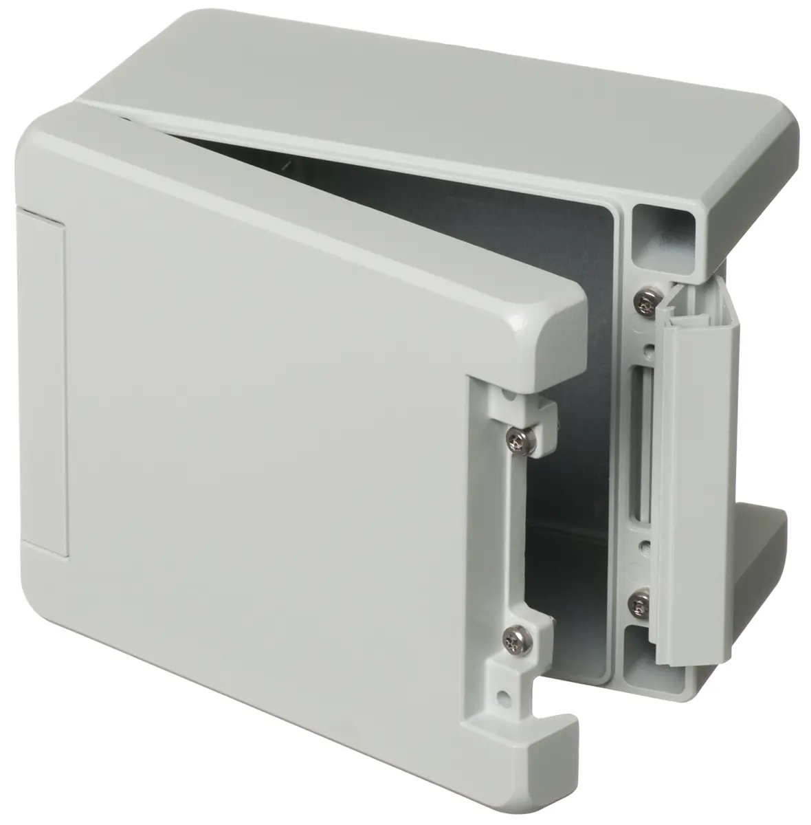 Bopla Bocube Alu; Gehäuse; Aluminium; Hellgrau; IK07, IK08 IP68, IP69, IP66 Breite 128 mm Höhe 90 mm Länge 159 mm