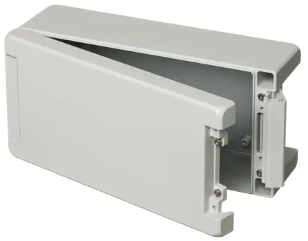 Produktfoto 1 von Bopla Bocube Alu; Gehäuse; Aluminium; Hellgrau; IK07, IK08 IP68, IP66, IP69 Breite 128 mm Höhe 90 mm Länge 259 mm