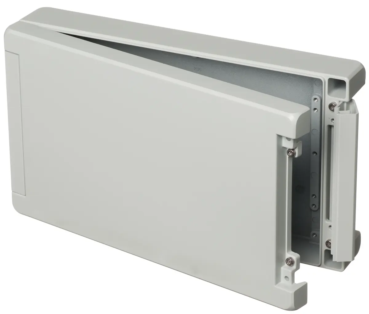 Produktfoto 1 von Bopla Bocube Alu; Gehäuse; Aluminium; Hellgrau; IK07, IK08 IP69, IP68, IP66 Breite 173 mm Höhe 60 mm Länge 299 mm