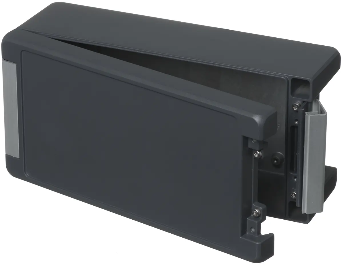 Produktfoto 1 von Bopla Bocube Alu; Gehäuse; Aluminium; Graphitgrau; IK07, IK08 IP68, IP69, IP66 Breite 128 mm Höhe 90 mm Länge 259 mm