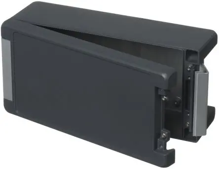 Produktfoto 1 von Bopla Bocube Alu; Gehäuse; Aluminium; Graphitgrau; IK07, IK08 IP68, IP69, IP66 Breite 128 mm Höhe 90 mm Länge 259 mm