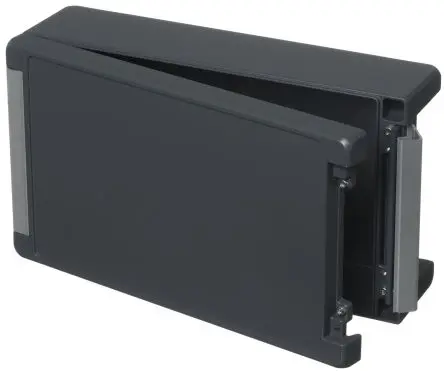 Produktfoto 1 von Bopla Bocube Alu; Gehäuse; Aluminium; Graphitgrau; IK07, IK08 IP69, IP68, IP66 Breite 173 mm Höhe 90 mm Länge 299 mm