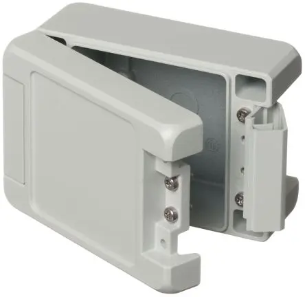 Produktfoto 1 von Bopla Bocube Alu; Gehäuse; Aluminium; Hellgrau; IK07, IK08 IP66, IP69, IP68 Breite 86 mm Höhe 60 mm Länge 121 mm