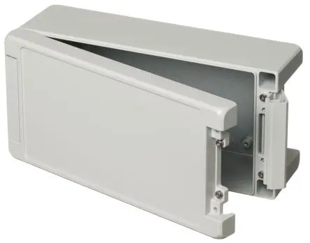 Produktfoto 1 von Bopla Bocube Alu; Gehäuse; Aluminium; Hellgrau; IK08, IK07 IP68, IP69, IP66 Breite 128 mm Höhe 90 mm Länge 259 mm