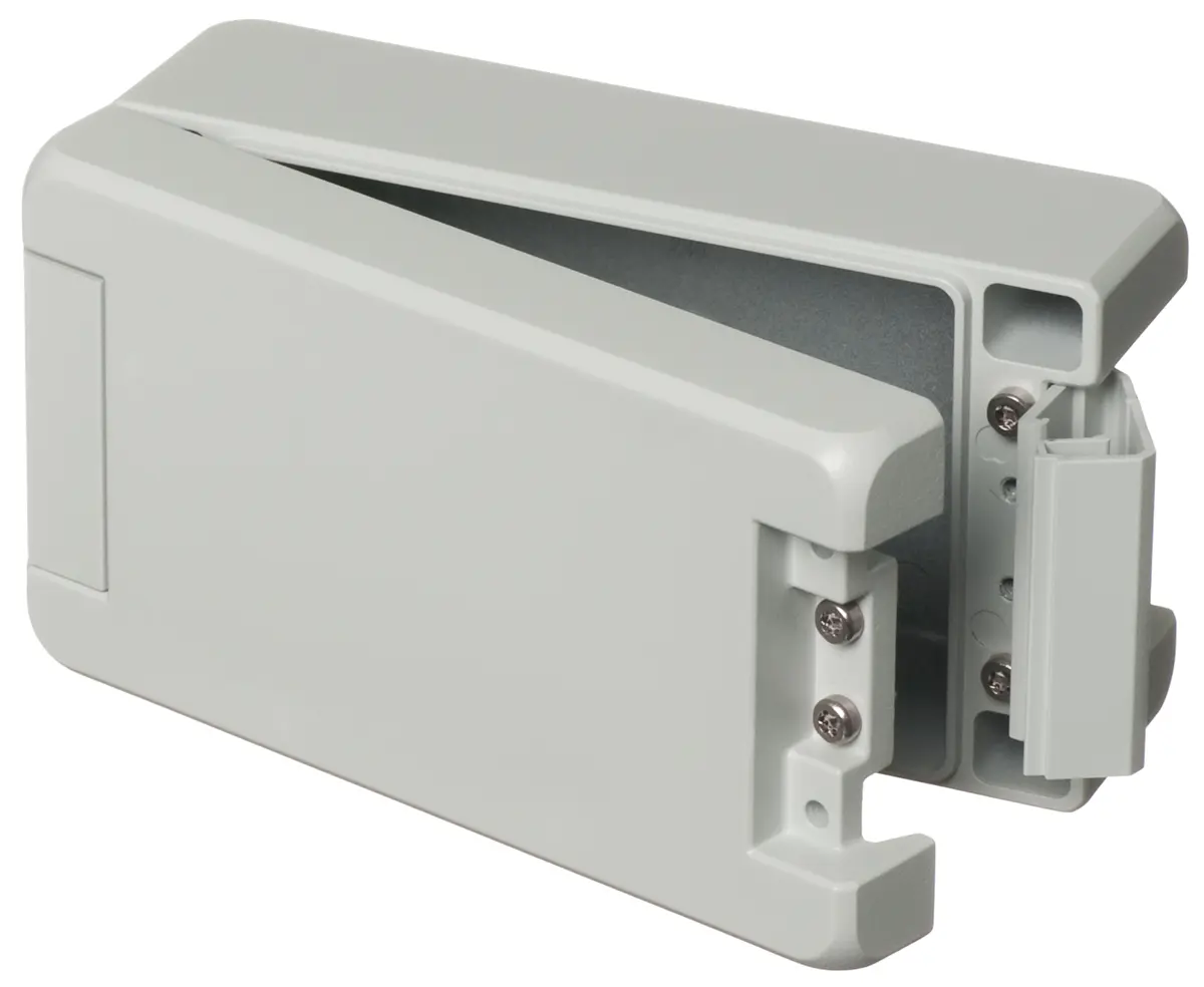 Produktfoto 1 von Bopla Bocube Alu; Gehäuse; Aluminium; Hellgrau; IK08, IK07 IP69, IP68, IP66 Breite 86 mm Höhe 60 mm Länge 159 mm
