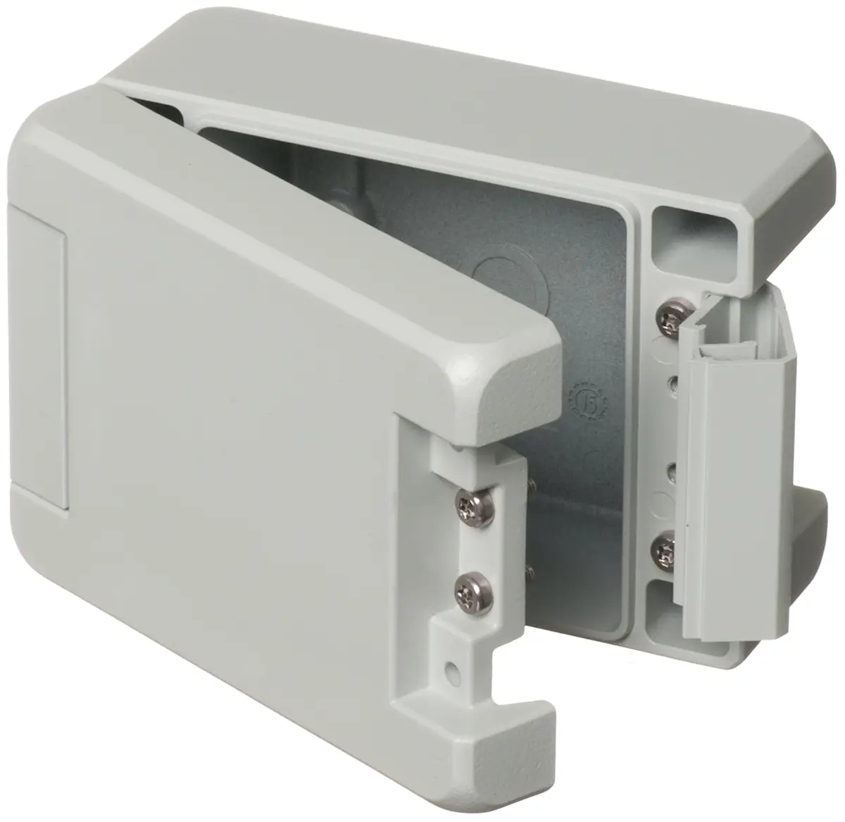 Produktfoto 1 von Bopla Bocube Alu; Gehäuse; Aluminium; Hellgrau; IK07, IK08 IP68, IP69, IP66 Breite 86 mm Höhe 60 mm Länge 121 mm