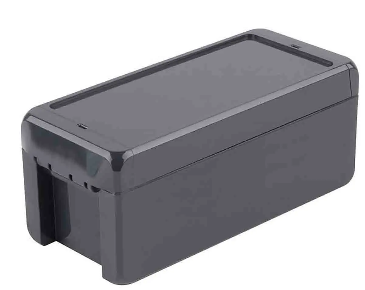 Produktfoto 1 von Bopla Bocube; Gehäuse; Polycarbonat; Graphitgrau; IK07 IP68, IP66 Breite 80 mm Höhe 90 mm Länge 191 mm