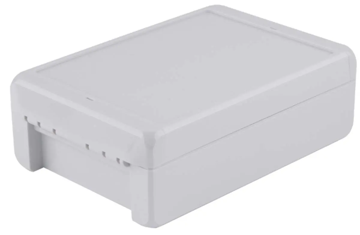 Produktfoto 1 von Bopla Bocube; Gehäuse; Polycarbonat; Hellgrau; IK07 IP66, IP68 Breite 125 mm Höhe 60 mm Länge 191 mm