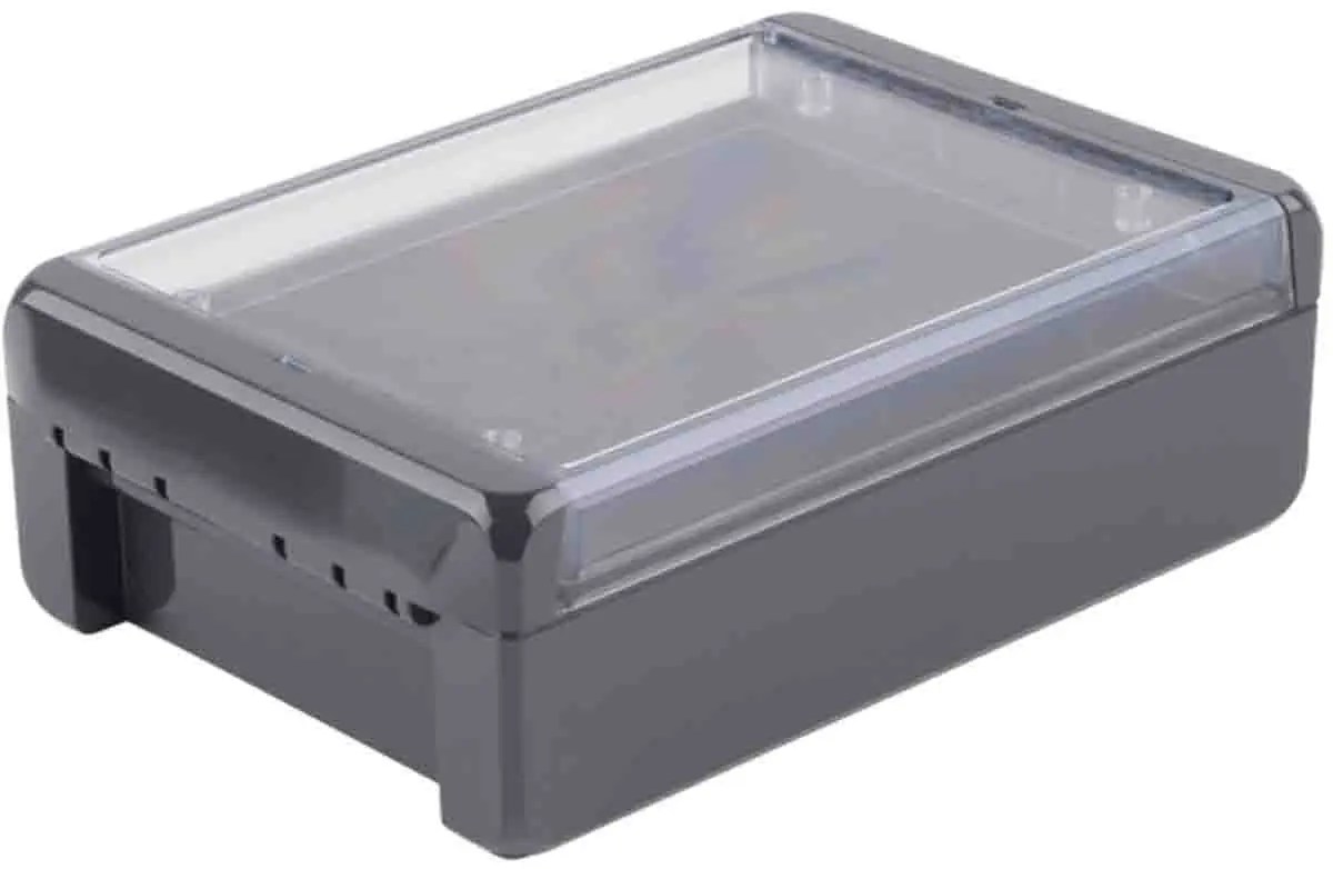 Produktfoto 1 von Bopla Bocube; Gehäuse; Polycarbonat; Graphitgrau; IK07 IP66, IP68 Breite 125 mm Höhe 60 mm Länge 191 mm