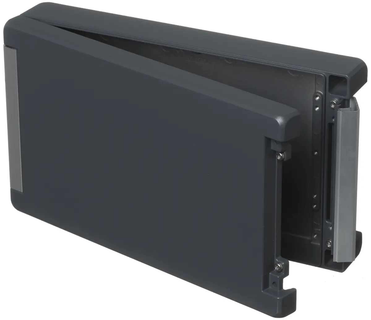 Produktfoto 1 von Bopla Bocube Alu; Gehäuse; Aluminium; Graphitgrau; IK08, IK07 IP69, IP68, IP66 Breite 173 mm Höhe 60 mm Länge 299 mm