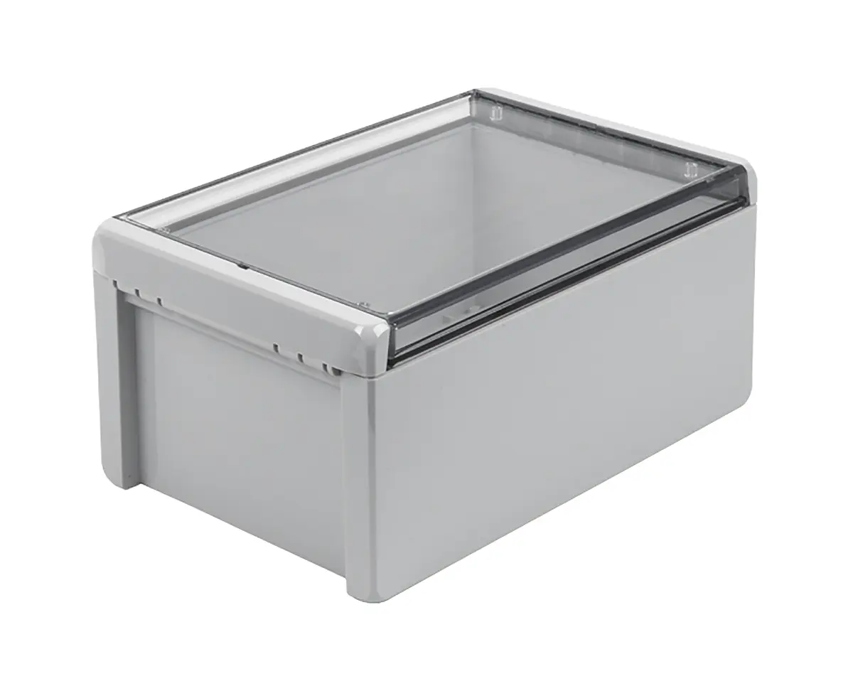 Produktfoto 1 von Bopla Bocube; Gehäuse; Polycarbonat; Hellgrau; IK07 IP66, IP68 Breite 170 mm Höhe 120 mm Länge 271 mm