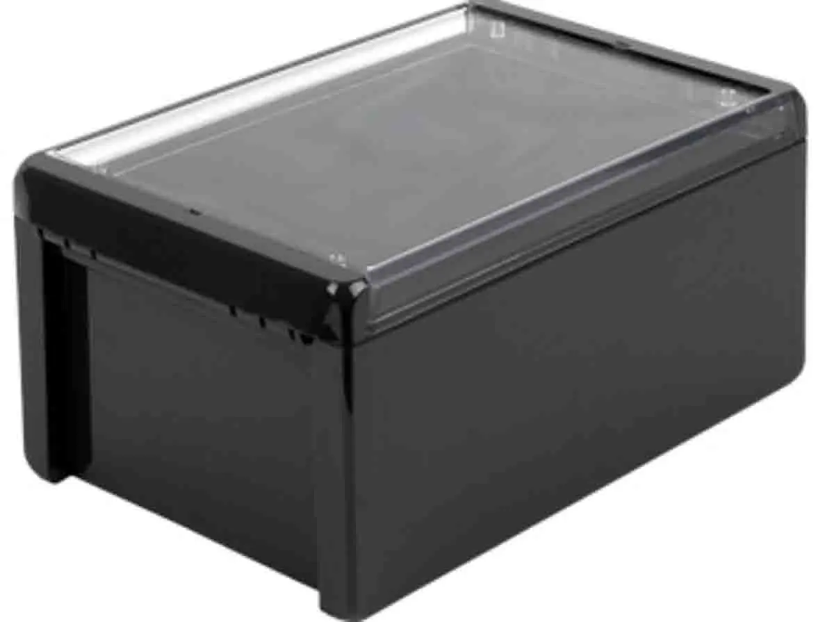 Produktfoto 1 von Bopla Bocube; Gehäuse; Polycarbonat; Graphitgrau; IK07 IP66, IP68 Breite 170 mm Höhe 120 mm Länge 271 mm