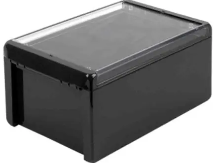 Produktfoto 1 von Bopla Bocube; Gehäuse; Polycarbonat; Graphitgrau; IK07 IP66, IP68 Breite 170 mm Höhe 120 mm Länge 271 mm