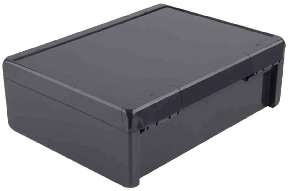 Produktfoto 1 von Bopla Bocube; Gehäuse; Polycarbonat; Graphitgrau; IK07 IP66, IP68 Breite 364 mm Höhe 120 mm Länge 284 mm