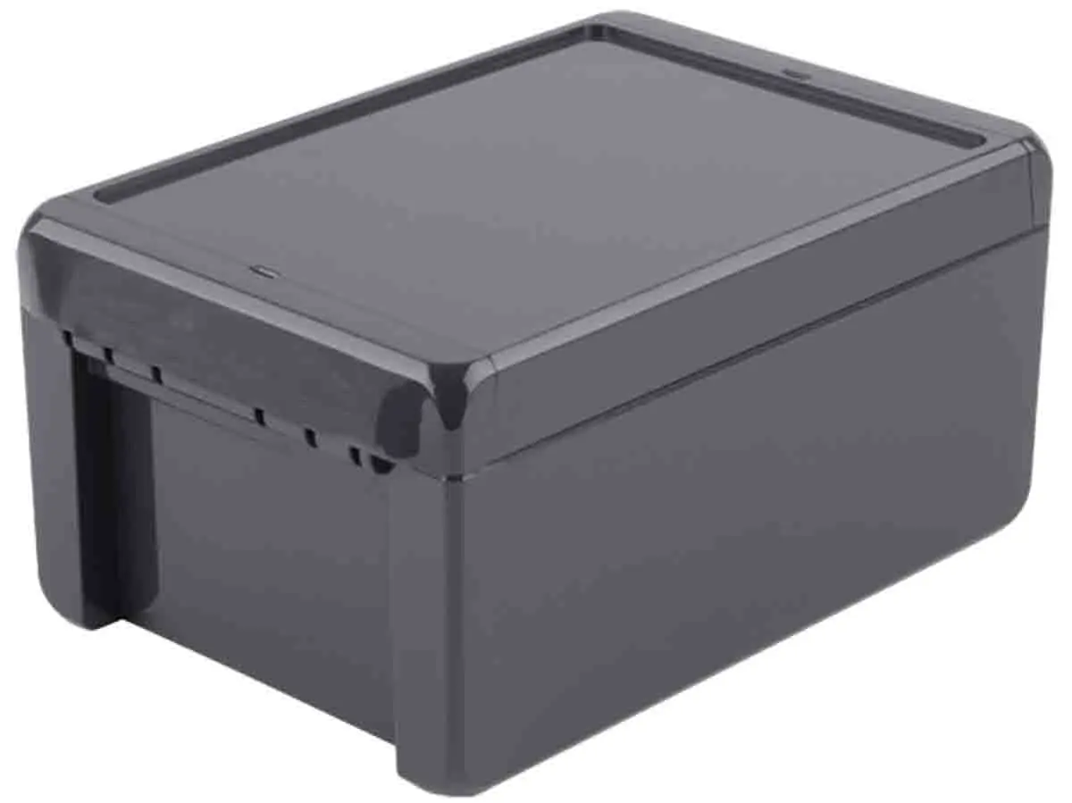 Produktfoto 1 von Bopla Bocube; Gehäuse; Polycarbonat; Graphitgrau; IK07 IP66, IP68 Breite 125 mm Höhe 90 mm Länge 191 mm