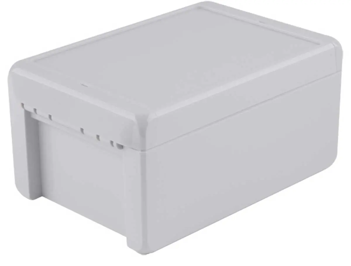 Produktfoto 1 von Bopla Bocube; Gehäuse; ABS; Hellgrau IP66, IP68 Breite 125 mm Höhe 90 mm Länge 191 mm