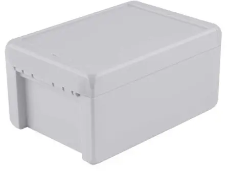 Produktfoto 1 von Bopla Bocube; Gehäuse; ABS; Hellgrau IP66, IP68 Breite 125 mm Höhe 90 mm Länge 191 mm