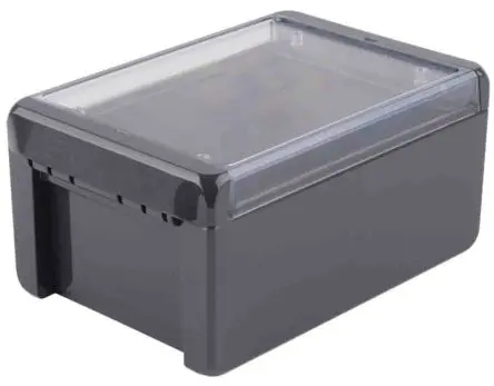 Produktfoto 1 von Bopla Bocube; Gehäuse; Polycarbonat; Graphitgrau; IK07 IP66, IP68 Breite 125 mm Höhe 90 mm Länge 191 mm