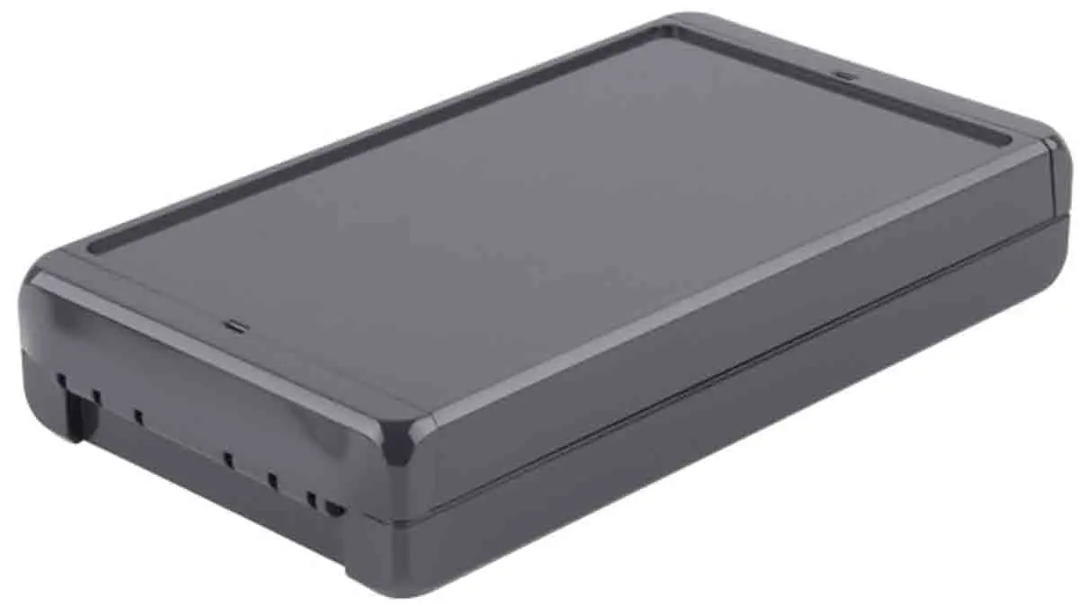 Produktfoto 1 von Bopla Bocube; Gehäuse; Polycarbonat; Graphitgrau; IK07 IP66, IP68 Breite 125 mm Höhe 40 mm Länge 231 mm