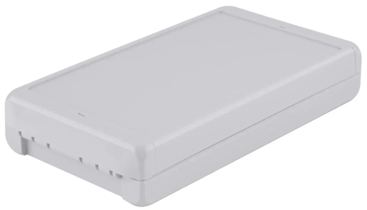 Produktfoto 1 von Bopla Bocube; Gehäuse; Polycarbonat; Hellgrau; IK07 IP68, IP66 Breite 125 mm Höhe 40 mm Länge 231 mm