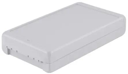 Produktfoto 1 von Bopla Bocube; Gehäuse; Polycarbonat; Hellgrau; IK07 IP68, IP66 Breite 125 mm Höhe 40 mm Länge 231 mm