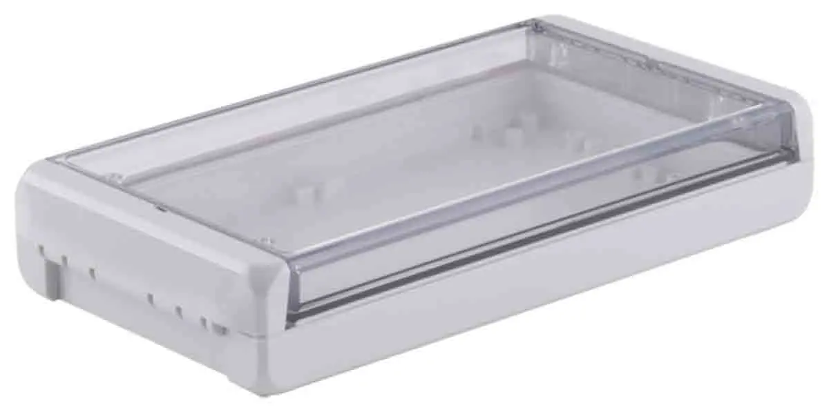 Produktfoto 1 von Bopla Bocube; Gehäuse; Polycarbonat; Hellgrau; IK07 IP66, IP68 Breite 125 mm Höhe 40 mm Länge 231 mm