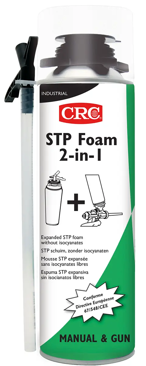 Produktfoto 1 von CRC Schaumstoff Weiß, Zerstäuber 500 ml, 90 °C, -20 °C