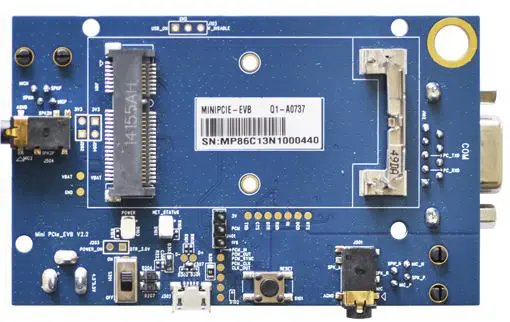 Produktfoto 1 von Quectel Entwicklungstool Kommunikation und Drahtlos für Mini PCIe, Mobile Kommunikation (Mobilfunk)