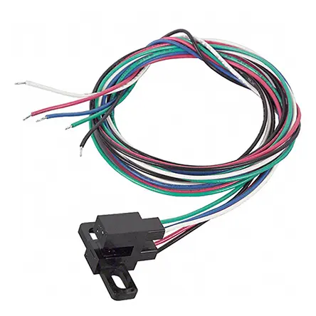 Produktfoto 1 von Optek OPB940 Panel Transistor Gabel-Lichtschranke, Anstieg 70 ns / Fallzeit 70 ns, 5-Pin