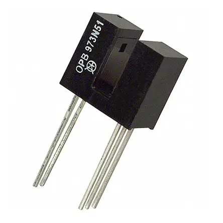 Produktfoto 1 von Optek OPB970 Durchsteckmontage Transistor Gabel-Lichtschranke, Anstieg 70 ns / Fallzeit 70 ns, 5-Pin