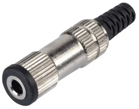 Produktfoto 1 von Lumberg Klinkenstecker 3.5 mm Gerade Kabel Buchse 2 S/W 1A Lot